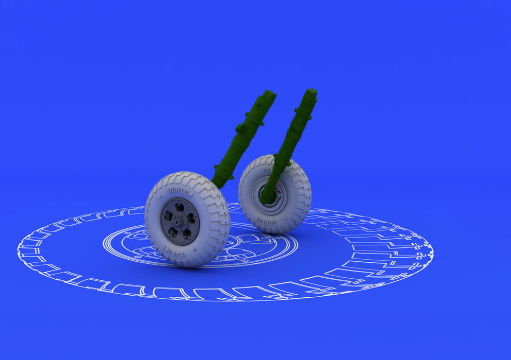 Roues Eduard 648098 Spitfire - 5 rayons 1/48 (Eduard) – Bild 3