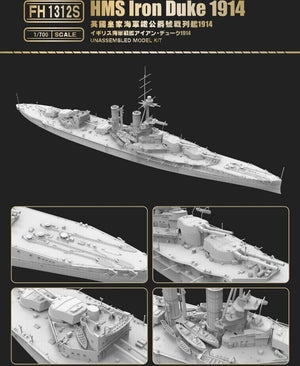 Flyhawk FH1312S HMS Iron Duke 1914 Édition Deluxe 1/700