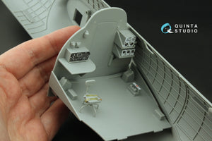 Quinta Studio QD32224 Boeing B-17G Radio operator&amp;#39;s compartment. 3D-Printed coloured Interior on decal paper (HK models) 1/32 – zdjęcie 10