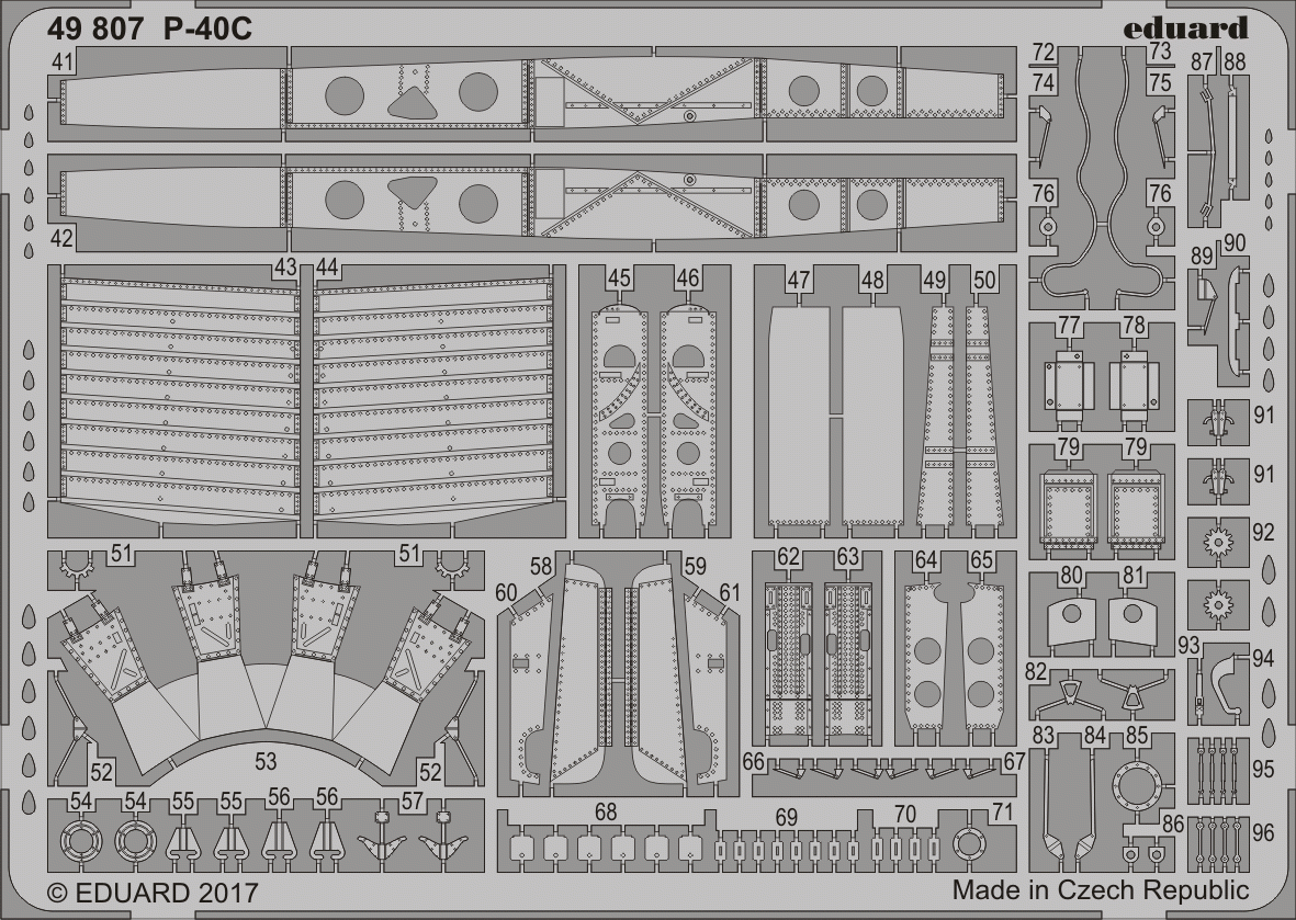 Eduard 49807 P-40C BRONCO 1/48 – Bild 2