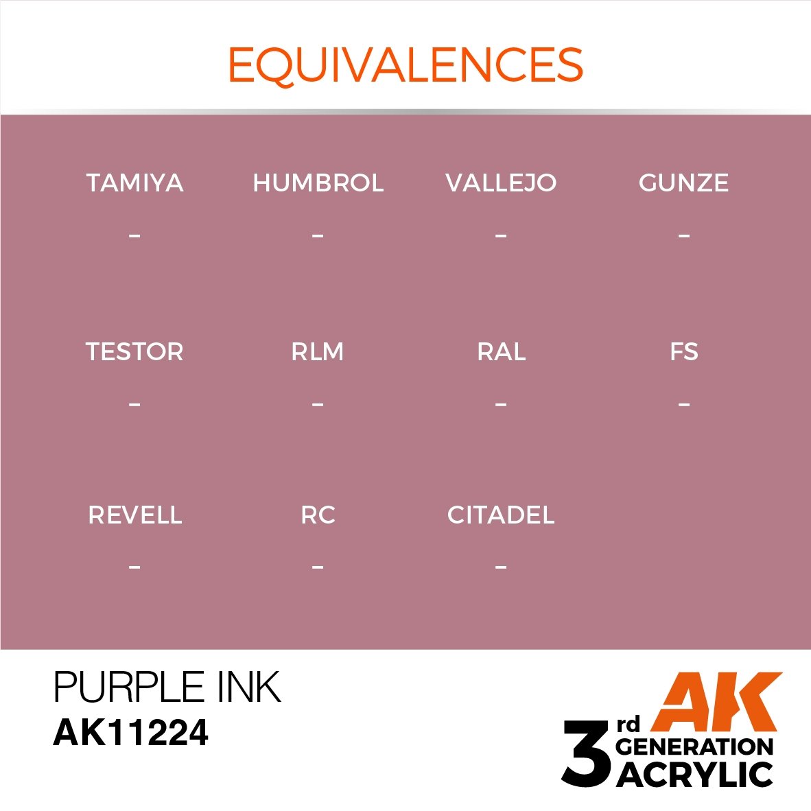 AK Interactive AK11224 ENCRE VIOLETTE 17 ml  – image 3