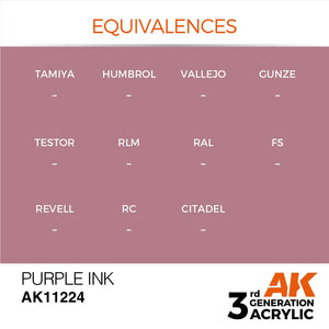 AK Interactive AK11224 ENCRE VIOLETTE 17 ml  – image 3
