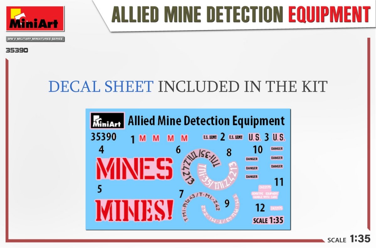 MiniArt 35390 ÉQUIPEMENT DE DÉTECTION DE MINES ALLIÉ 1/35 – Bild 2