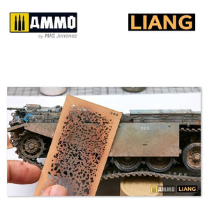Pochoirs à l&amp;#39;aérographe Liang 0001 pour effet de vieillissement – image 5