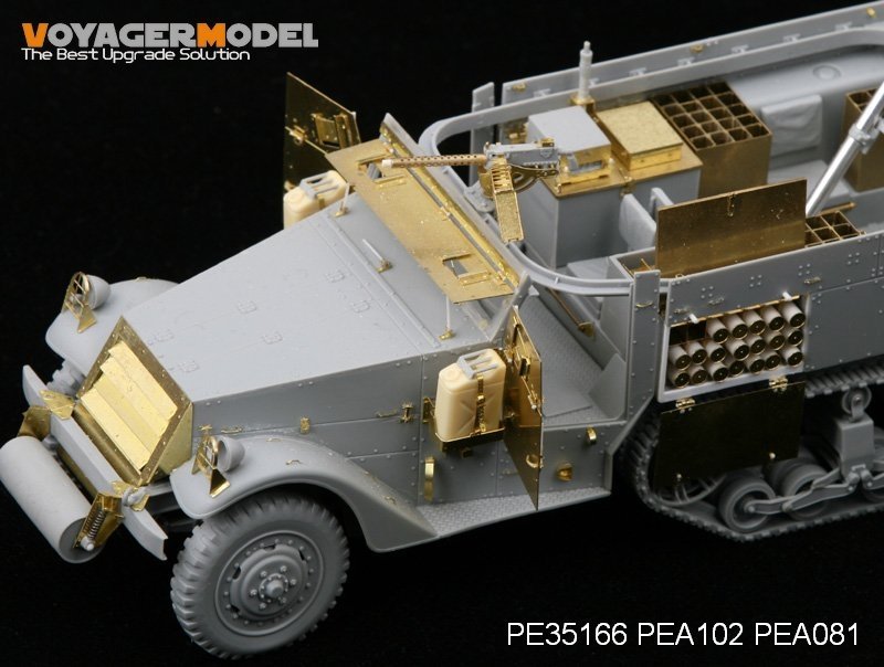 Maquette Voyager PE35166 Porte-mortier M4 81 mm de la Seconde Guerre mondiale (pour DRAGON 6361) 1/35 – imagen 2