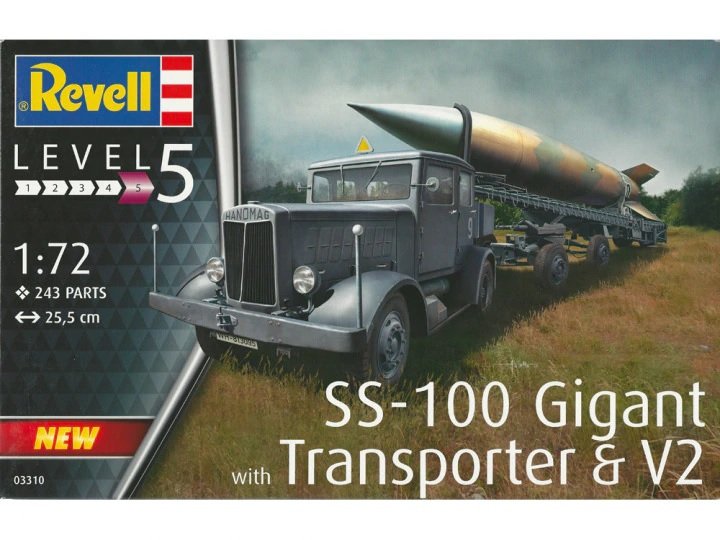 Revell 03310 SS-100 Gigant avec transporteur 1/72
