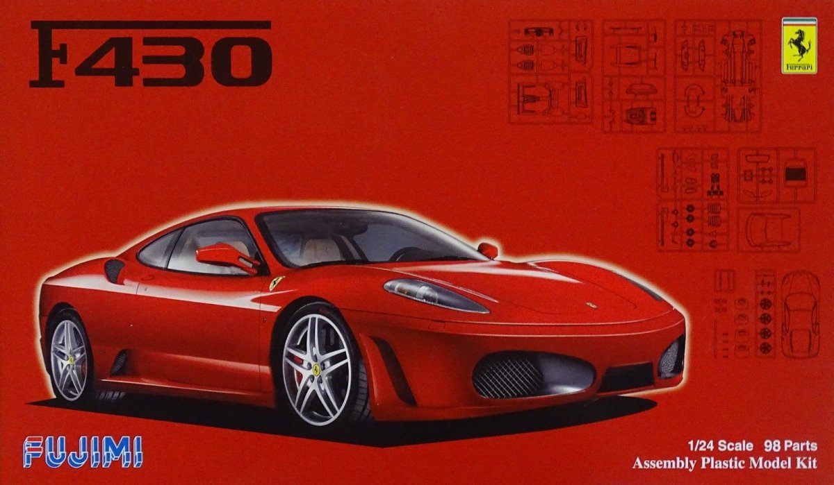 Fujimi 126357 Ferrari F430 / masque de fenêtre 1/24 