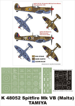 Montex K48052 Spitfire MkVB (Malte) 1/48