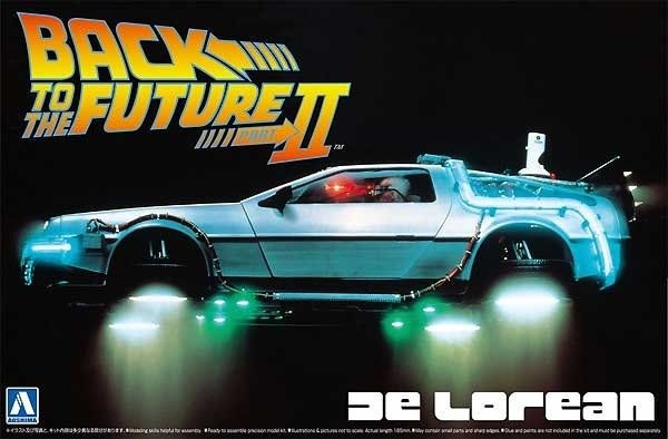 Aoshima 05917 Back to the Future II DeLorean 1/24