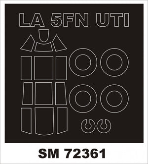 Montex SM72361 La-5FN UTI pour KP 1/72