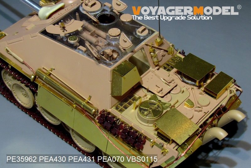 Kit de mise à niveau de base Voyager Model PE35962 Jagdpanther G2 de la Seconde Guerre mondiale pour RMF 5012 au 1/35 – immagine 9