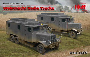 Camions radio ICM DS3509 Wehrmacht (Henschel 33D1 Kfz.72, Krupp L3H163 Kfz.72) 1/35