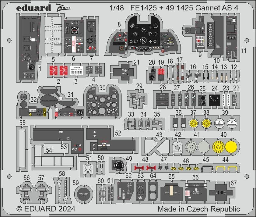 Eduard BIG49408 Gannet AS.4 AIRFIX 1/48 – zdjęcie 3