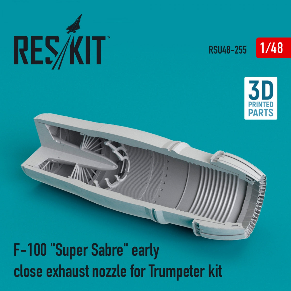 RESKIT RSU48-0255 F-100 « SUPER SABER » EARLY FERME HUTE NOUST POUR MAQUET TRUMPETER 1/48 – imagen 2