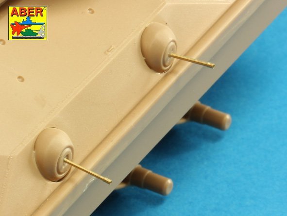 Aber 35L-221 Jeu de 6 canons pour fusil américain M16A1 ou M231 de calibre 5,56 mm. Échelle 1/35. – Bild 4