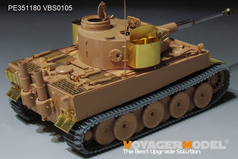 Maquette Voyager PE351180 Char Tiger I allemand de la Seconde Guerre mondiale, production initiale (pour RFM 5075) 1/35 – image 16