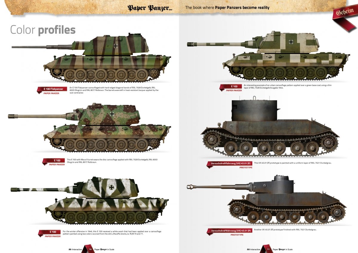 AK Interactive AK246 PAPER PANZER : PROTOTYPES ET CHARS D&amp;#39;ASSAUT (ANGLAIS) – imagen 2