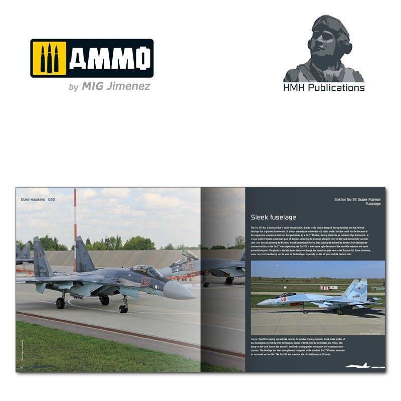 Publications HMH DH-020 Sukhoi Su-35S Flanker E (Version anglaise) – image 5