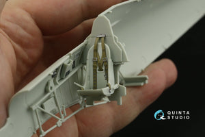 Intérieur imprimé en 3D et coloré sur papier décalcomanie (Revell) pour le Hawker Hurricane Mk.IIb (Quinta Studio QD32139), échelle 1/32 – Bild 5