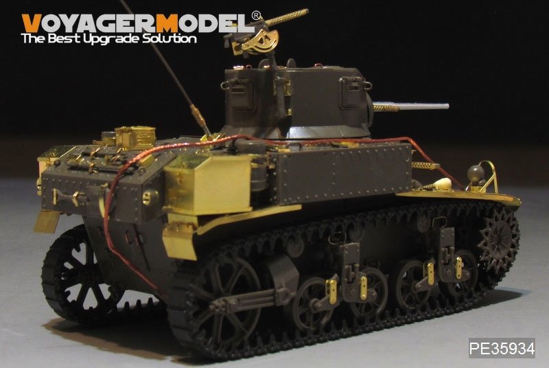 Maquette Voyager PE35934, char léger américain M3 Stuart de la Seconde Guerre mondiale (modèle de base) pour Tamiya 35360 au 1/35 – image 13
