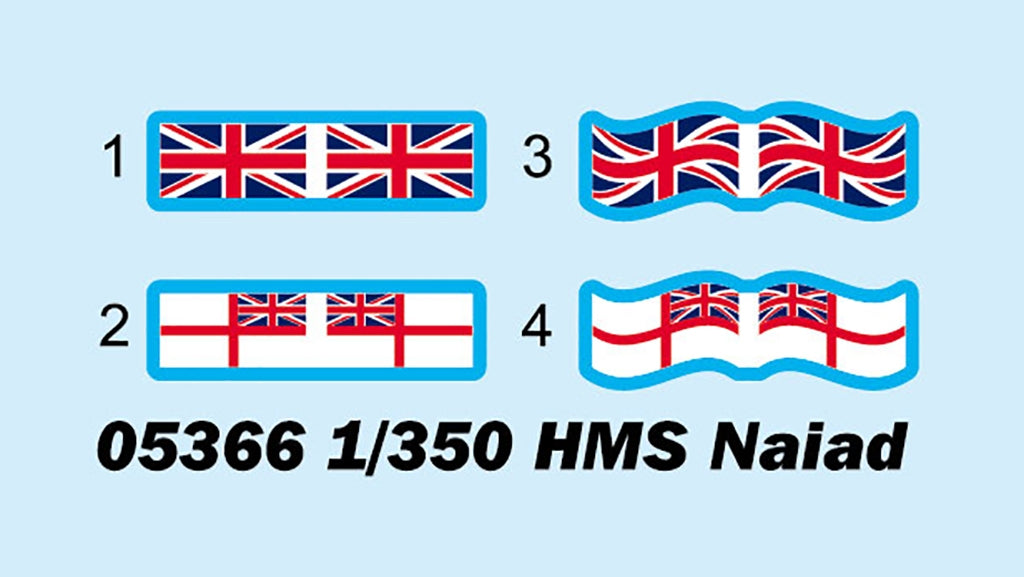Trumpeter 05366 HMS Naiad 1/350 – immagine 3