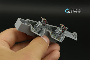 Intérieur imprimé en 3D et coloré sur papier décalcomanie Quinta Studio QD48396 F-14B (Hobby Boss) 1/48  – imagen 14