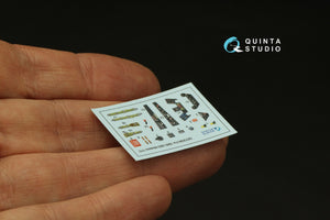 Quinta Studio QD72090 Fw 190D 3D-Printed &amp;amp; coloured Interior on decal paper (IBG models) 1/72 – zdjęcie 6