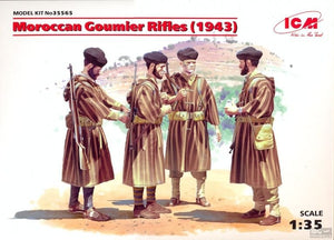 ICM 35565 Fusils Goumier marocains (1943) (4 figurines) (1/35)