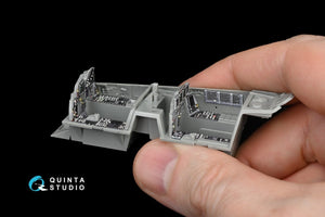 Intérieur imprimé en 3D et coloré sur papier décalcomanie Quinta Studio QD48090 F-15E (pour kit GWH) 1/48 – image 9