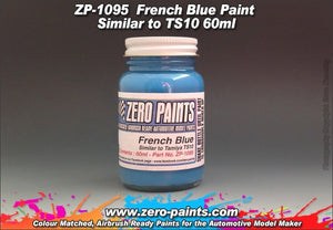 Peinture bleu français Zero Paints ZP-1095 - Similaire à la TS10 60 ml