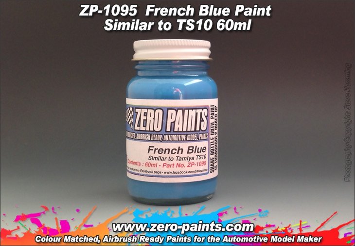 Peinture bleu français Zero Paints ZP-1095 - Similaire à la TS10 60 ml