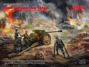 ICM DS3505 Bataille de Koursk (juillet 1943) (T-34-76 (début 1943), Pak 36(r) avec équipage (4 figurines)) 1/35