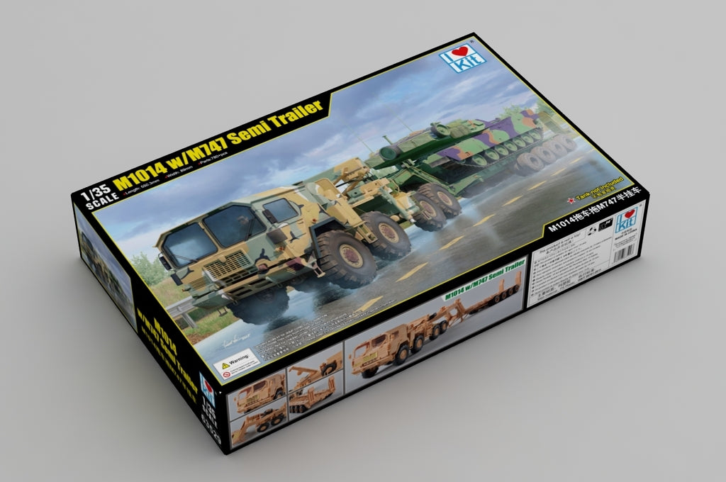 J&amp;#39;adore le kit 63529 M1014 Remorquage de remorque M747 Semi-remorque 1/35 – image 2