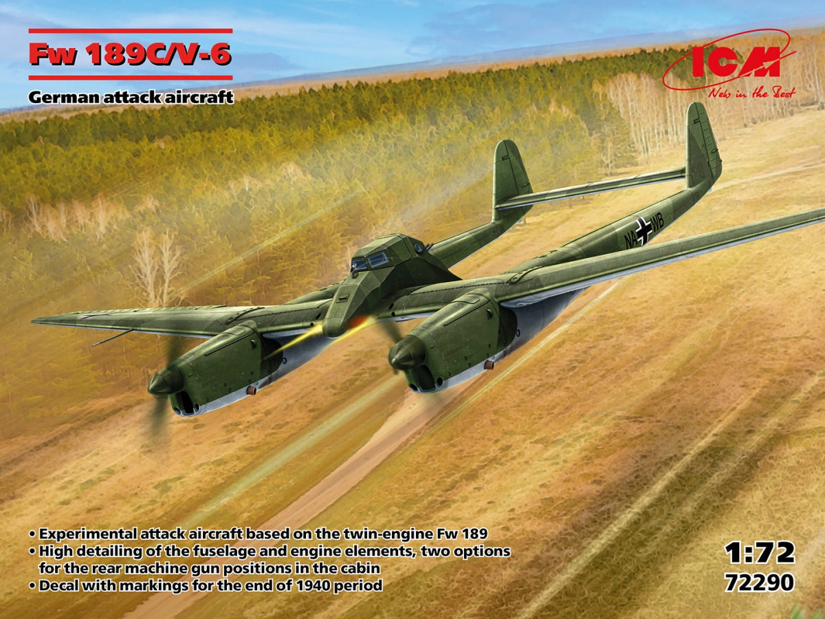 ICM 72290 Fw 189C/V-6 Avion d'attaque allemand 1/72 