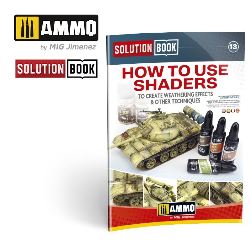 Solutions pour le niveau 6524 de Ammo of Mig. Comment utiliser les shaders pour créer des effets de vieillissement et autres techniques.