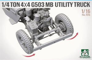 Takom 1016 Camion utilitaire 4x4 G503 MB 1/4 tonne (Jeep Willys) 1/16  – image 5