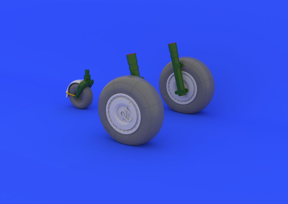 Roues Eduard 648134 Ju 88 fin 1/48 (Dragon) – image 2
