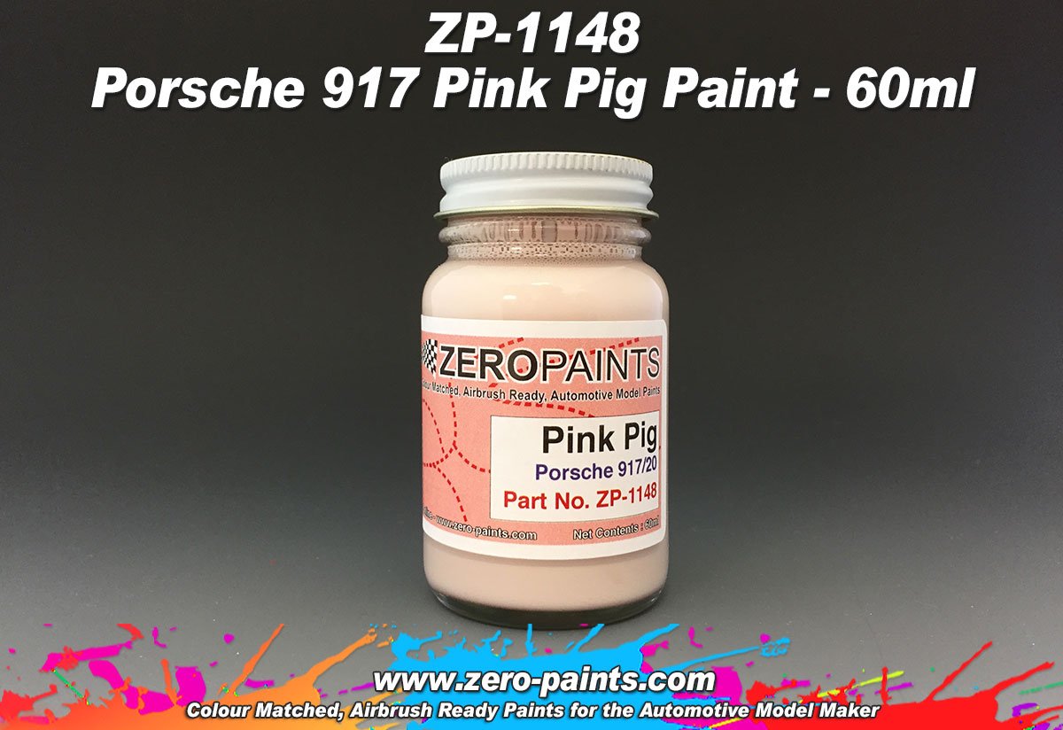 Peinture rose Zero Paints ZP-1148 (Porsche 917/20 Pink Pig) 60 ml – immagine 5