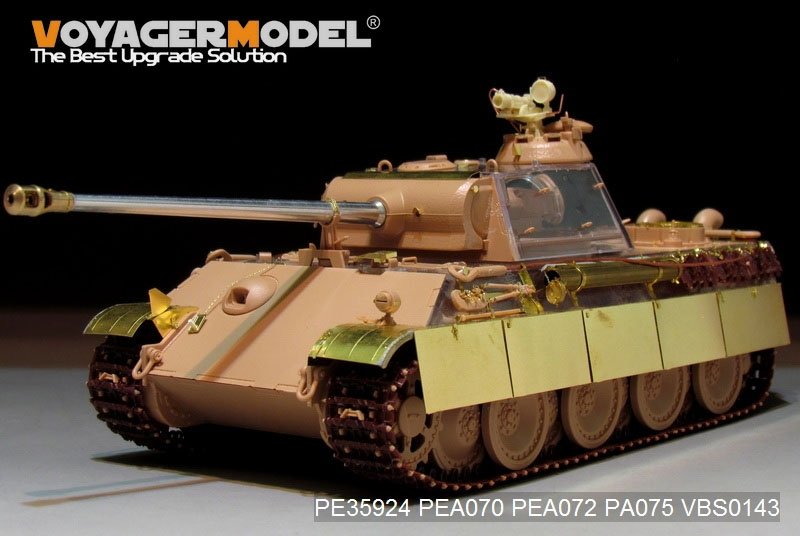 Maquette Voyager PE35924 Panther G allemand de la Seconde Guerre mondiale, version ultérieure. Modèle de base pour RMF 5016 au 1/35  – image 6