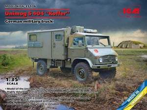 ICM 35136 Unimog 404 S « Koffer » camion militaire allemand 1/35
