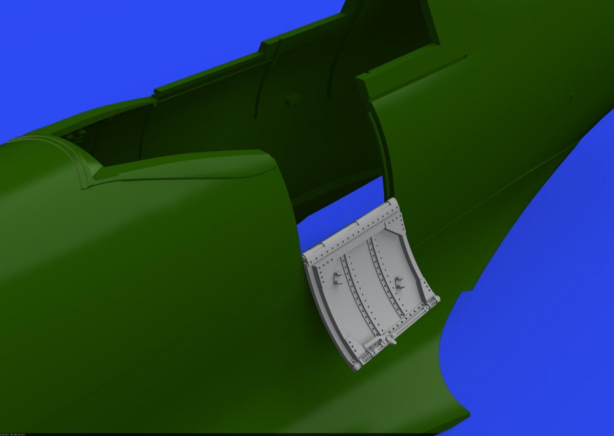 Porte de cockpit Eduard 648380 Spitfire Mk. VIII / IX EDUARD 1/48