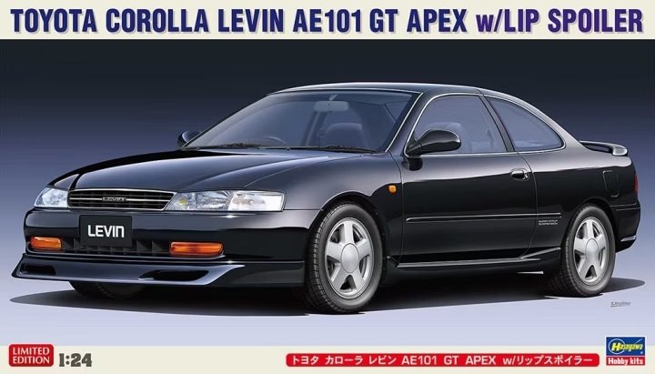 Hasegawa 20582 Toyota Corolla Levin AE101 GT Apex avec aileron de lèvre 1/24 