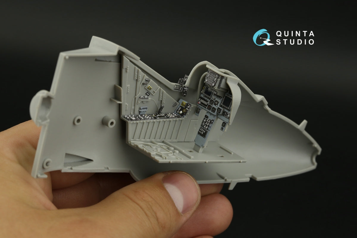 Intérieur imprimé en 3D et coloré sur papier décalcomanie (Trumpeter) (petite version) Quinta Studio QDS-32194 AV-8B Harrier II tardif (Trumpeter) (petite version) 1/32 – immagine 11