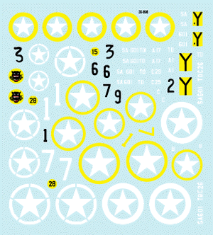Star Decals 35-898 601e Bataillon de Chasseurs de Chars 1/35 – immagine 3