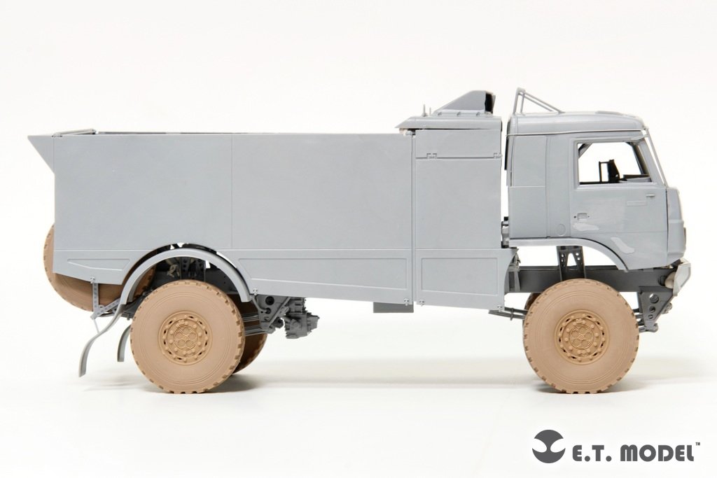 ET Model P35-131 KAMAZ-43509 Camion Roues affaissées et roues de secours pour kit Zvezda 1/35 – image 6