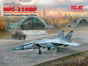 ICM 72174 MiG-25 RBF, avion de reconnaissance soviétique au 1/72