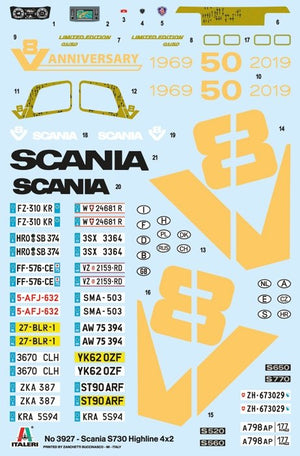 Italeri 3927 Scania S730 HIGHLINE 4x2 1/24 – image 3