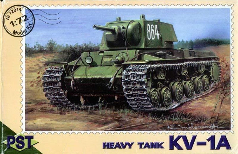 PST 72013 KV-1A Char lourd 1/72