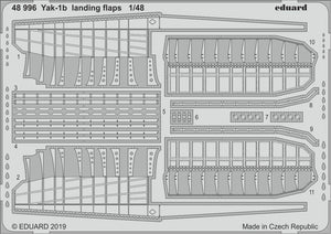 Eduard 48996 Volets d&amp;#39;atterrissage Yak-1b ZVEZDA 1/48