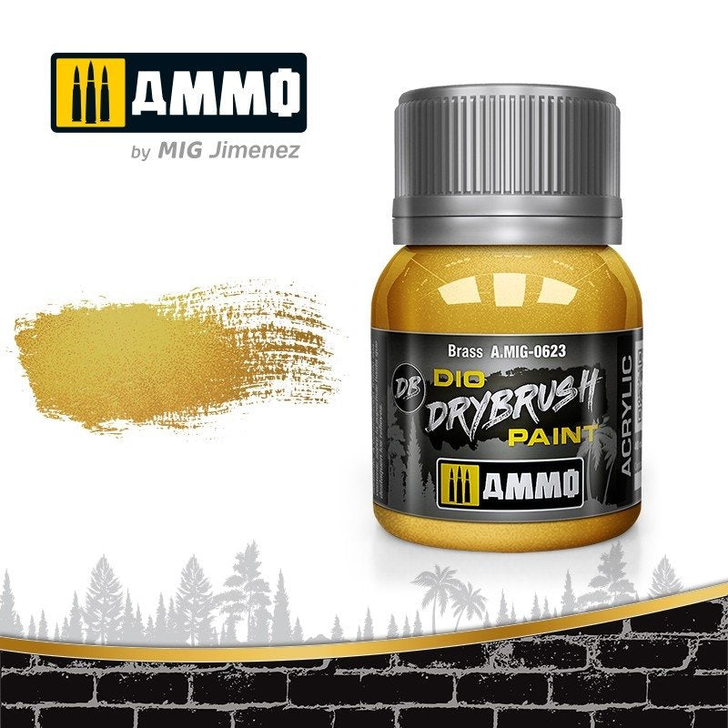 Munitions Mig 0623 DRYBRUSH en laiton 40 ml
